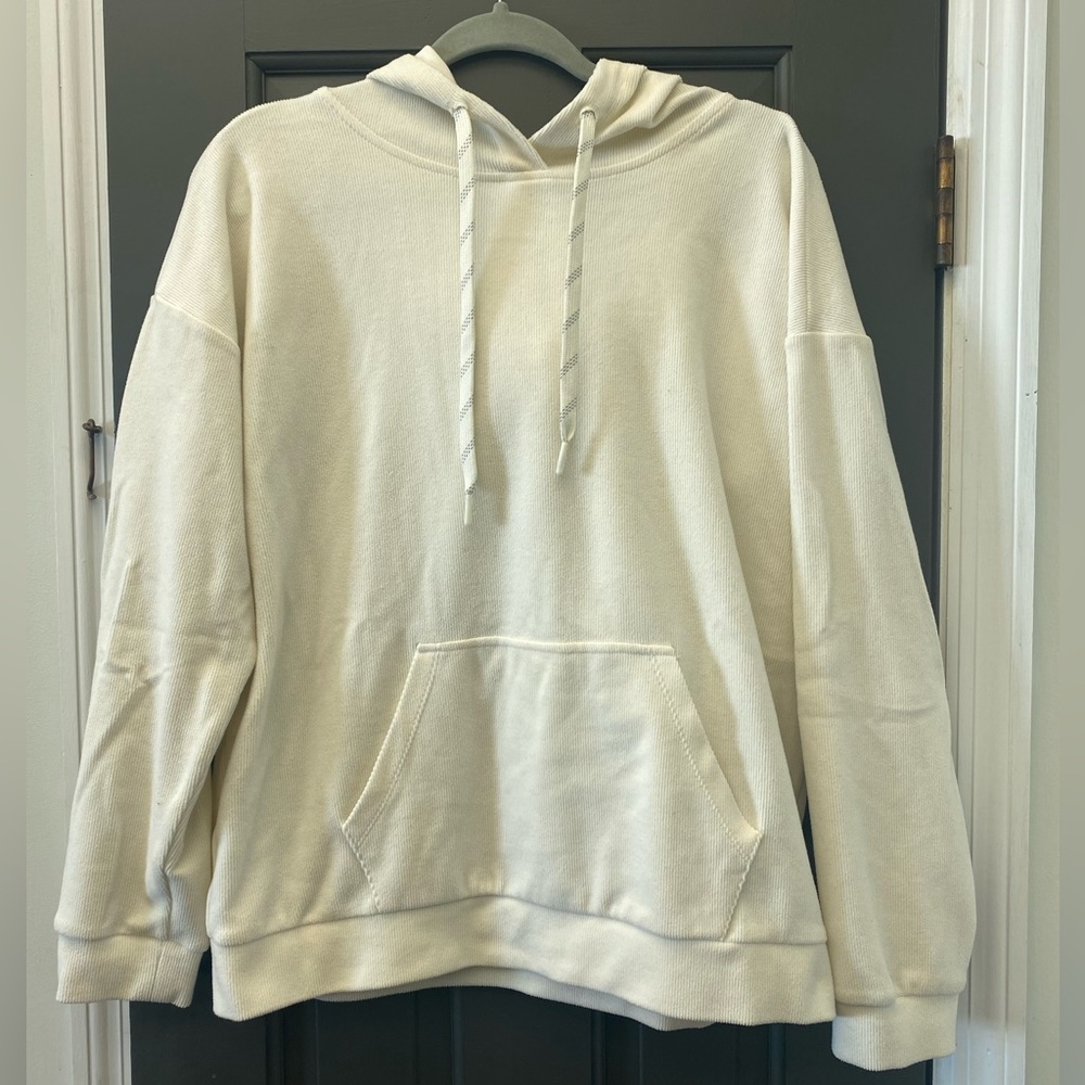 Marc New York White Hoodie Size L